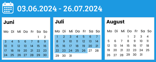 Kalender SEO und Content Optimierung Mai bis Juli